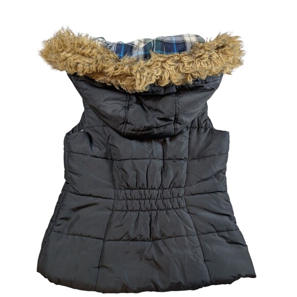 LOVE TREE SHERPA LINED COLLAR HOODED VEST SIZE MEDIUM - Picture 3 of 10